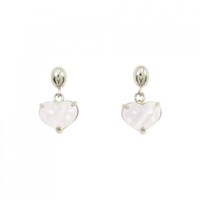 PT ハート アメジスト ピアス