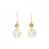 【新品】K18YG ローズ ピアス