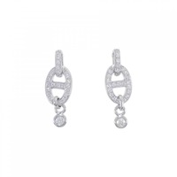 エルメス ダイヤモンド ピアス 0.39CT