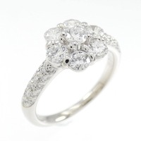 モニッケンダム フラワー ダイヤモンド リング 0.77CT