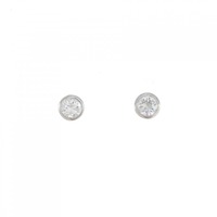 【リメイク】PT ダイヤモンド ピアス 0.212CT 0.213CT F SI1 Good