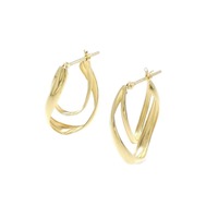 【新品】K18YG フープ ピアス