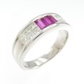 PT ルビー リング 0.55CT