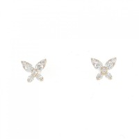 セイレーン アズーロ ダイヤモンド ピアス 0.12CT