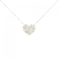 K18WG ハート ダイヤモンド ネックレス 1.00CT