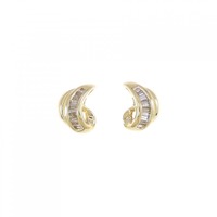 K18YG ダイヤモンド ピアス 0.30CT