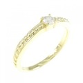 K18YG ダイヤモンド リング 0.10CT