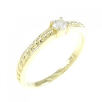 K18YG ダイヤモンド リング 0.10CT