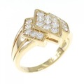 K18YG ダイヤモンド リング 0.53CT
