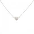 K18YG ハート ダイヤモンド ネックレス 0.24CT