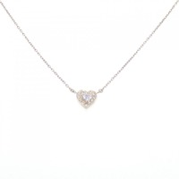 K18YG ハート ダイヤモンド ネックレス 0.24CT