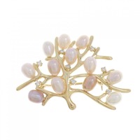 ミキモト 淡水パール ブローチ