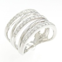 K18WG ダイヤモンド リング 1.00CT