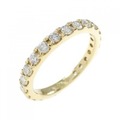 K18YG フルエタニティ ダイヤモンド リング 1.00CT