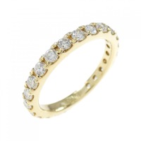K18YG フルエタニティ ダイヤモンド リング 1.00CT