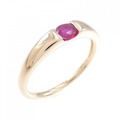 K10PG ルビー リング