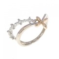 K18WG/K18PG ダイヤモンド リング 0.09CT