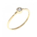 K18YG ダイヤモンド リング 0.08CT