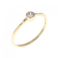 K18YG ダイヤモンド リング 0.08CT