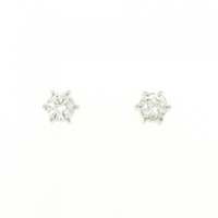 PT ソリティア ダイヤモンド ピアス 0.50CT