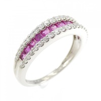 PT ルビー リング 0.65CT