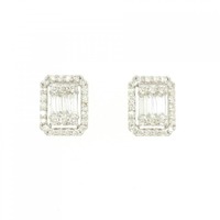 【新品】PT ダイヤモンド ピアス 0.60CT