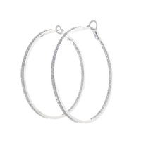 K18WG ダイヤモンド ピアス 2.50CT