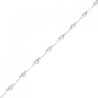 K18WG ダイヤモンド ブレスレット 1.50CT