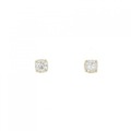K18YG ソリティア ダイヤモンド ピアス 0.30CT