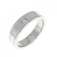 ティファニー ダブルミルグレイン リング