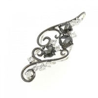K18WG/K18BG ダイヤモンド ペンダント 0.96CT