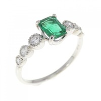 PT エメラルド リング 0.50CT