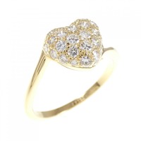 カルティエ ハートシェイプウィズダイヤ リング