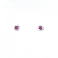 ポンテヴェキオ ルビー ピアス 0.28CT