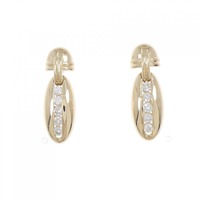 K18YG ダイヤモンド ピアス 0.50CT