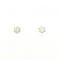PT ソリティアダイヤモンド ピアス 0.50CT