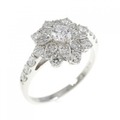 PT フラワー ダイヤモンド リング 0.21CT
