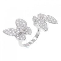 ヴァンクリーフ&アーペル ドゥ パピヨン アントレ レ ドア リング