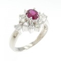 PT ルビー リング 0.60CT