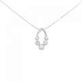 K18WG ダイヤモンド ネックレス 0.30CT