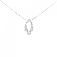K18WG ダイヤモンド ネックレス 0.30CT