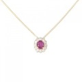 K18YG ルビー ネックレス 0.56CT