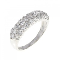 PT パヴェ ダイヤモンド リング 1.00CT