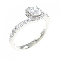 【リメイク】PT ダイヤモンド リング 0.514CT F SI2 EXT