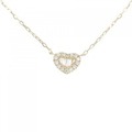 ベルシオラ ハート ダイヤモンド ネックレス 0.14CT