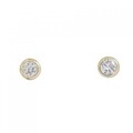 K18YG ダイヤモンド ピアス 0.20CT