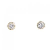 K18YG ダイヤモンド ピアス 0.20CT