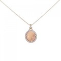 K18PG ロードクロサイト ネックレス 4.55CT