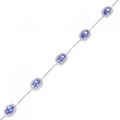 K18WG タンザナイト ブレスレット 3.00CT