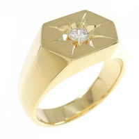 K18YG ダイヤモンド リング 0.23CT